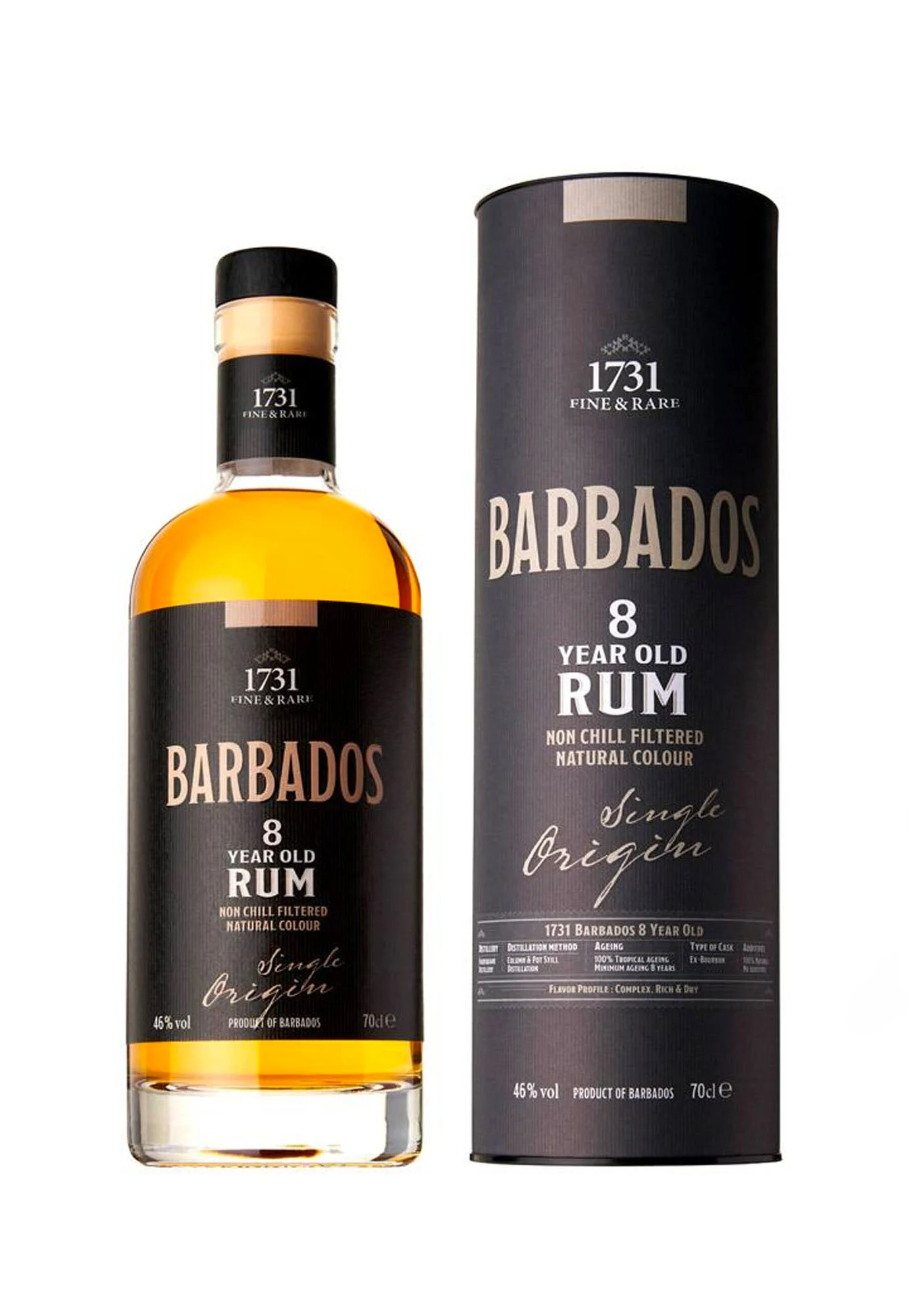 Barbados 8 Year Old - 1731 Rum | 700ML