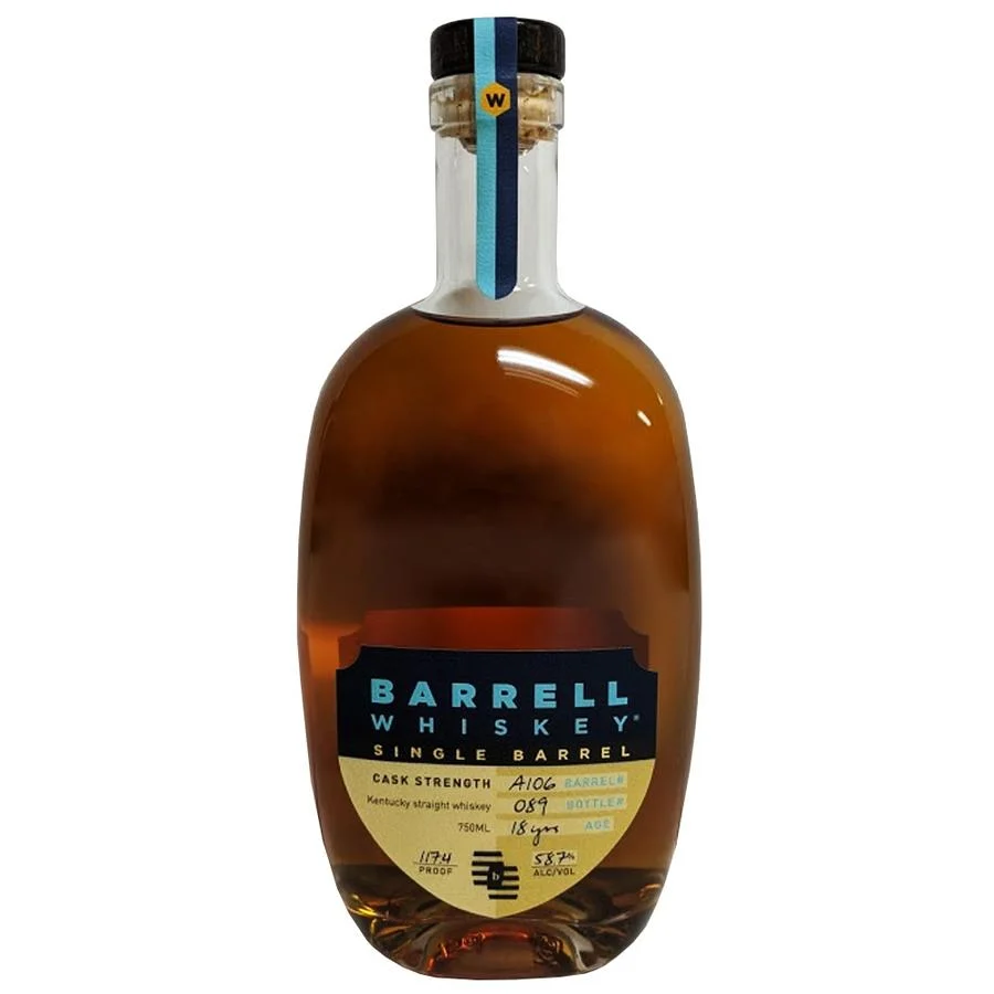 Whisky de barril Single Barrel Cask Strength A106 Whisky puro de Kentucky de 18 años