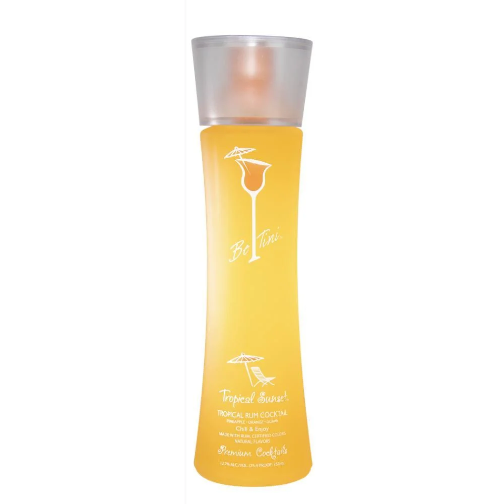 Be Tini Tropical Sunset Rum Cocktail - Liqueur