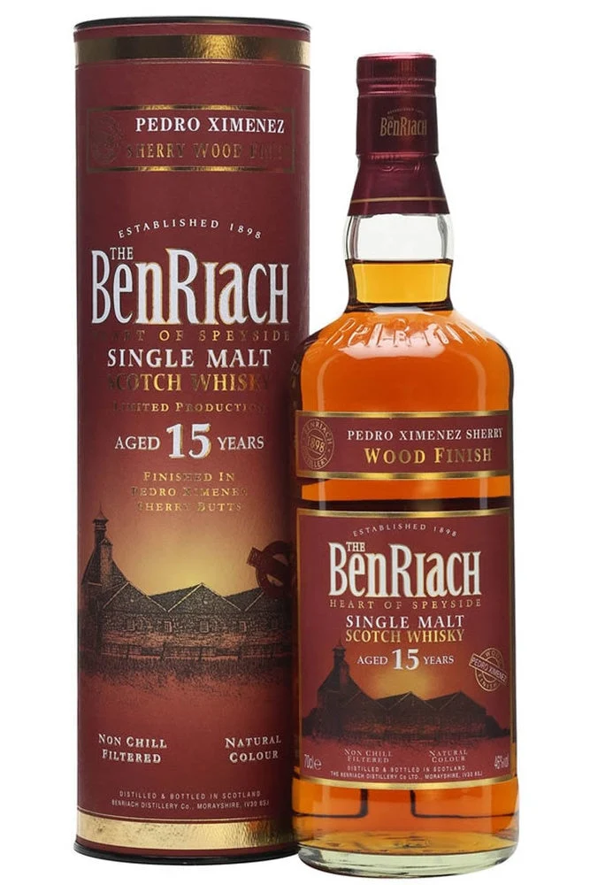 Benriach 15 Year Old Pedro Ximenez Single Malt Scotch Whisky - Whiskey