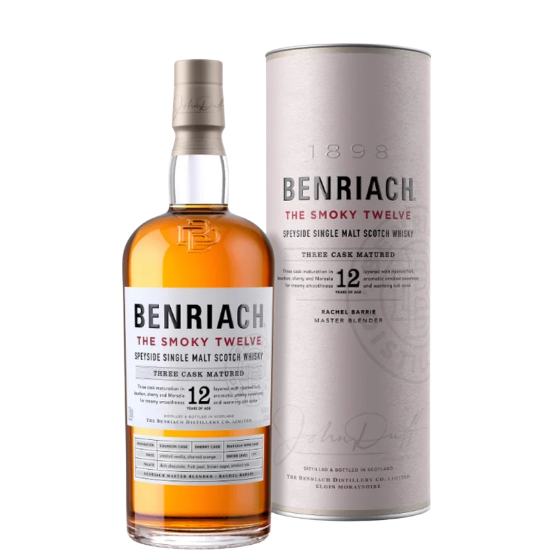 BENRIACH THE SMOKY TWELVE 12 Años