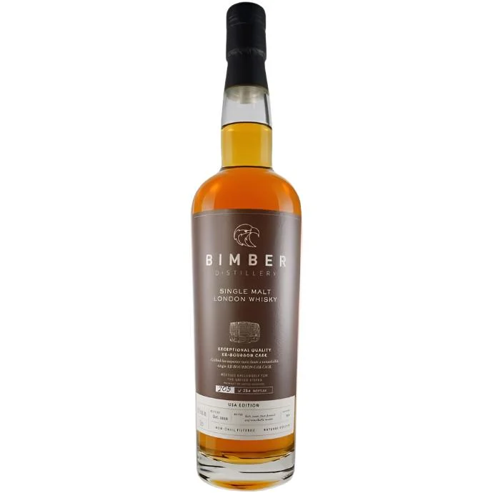 Bimber London Single Malt ex Bourbon Barrel # 154 Whiskey