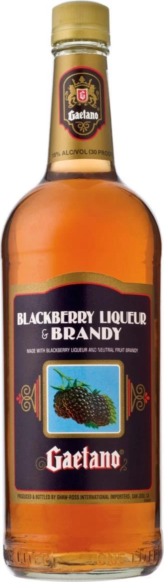 Gaetano Licor de Moras y Brandy 1L