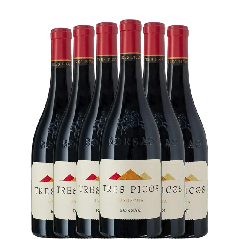 BORSAO TRES PICOS Garnacha 2022 x6 botellas - Bodegas Borsao