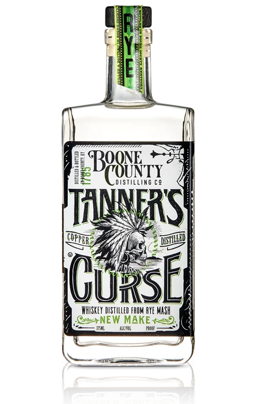 Boone County Tanner's Curse White Rye Whiskey 375ML