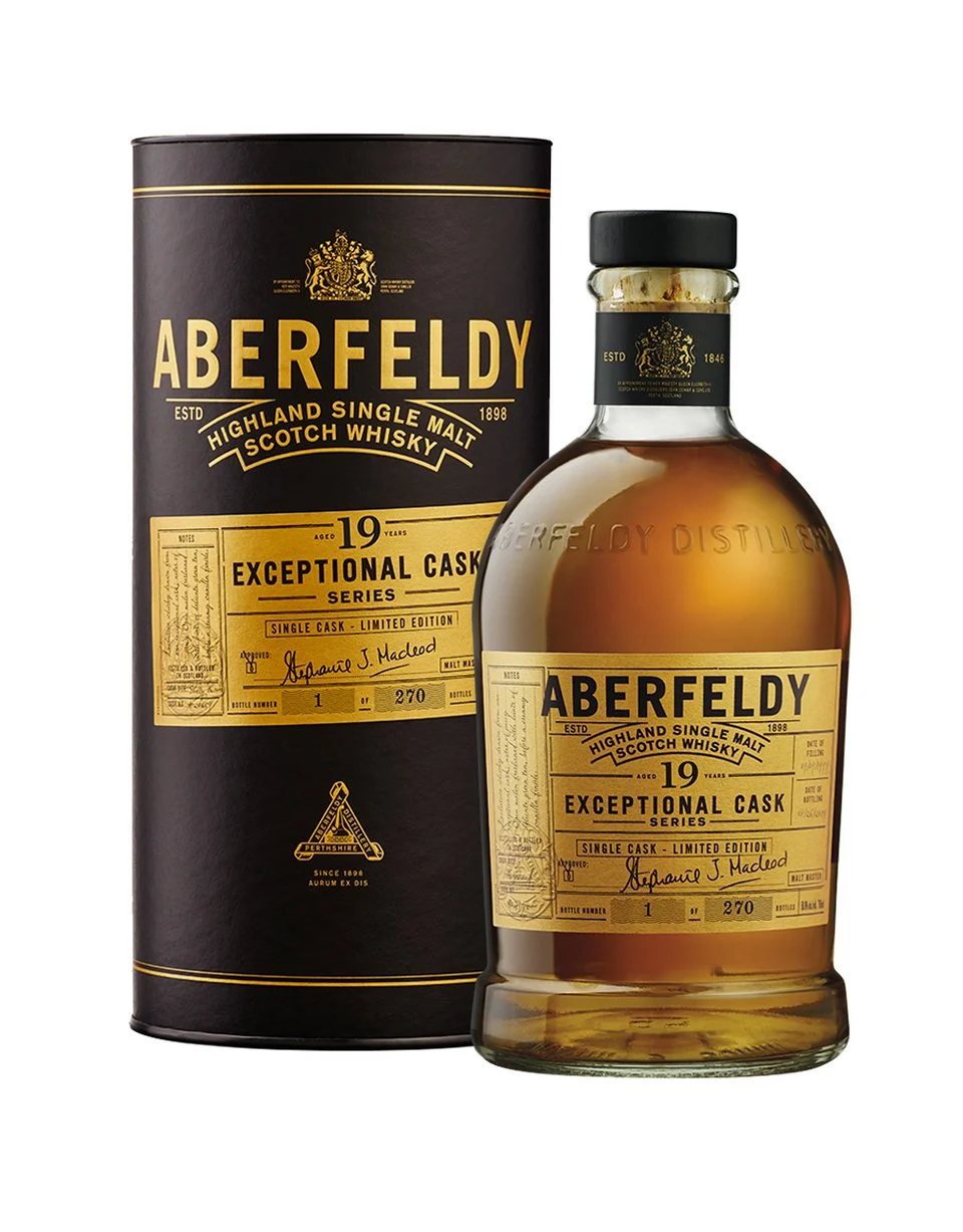 Aberfeldy 19 Year Old Exceptional Cask Series Highland Single Malt Scotch Whisky - Whiskey