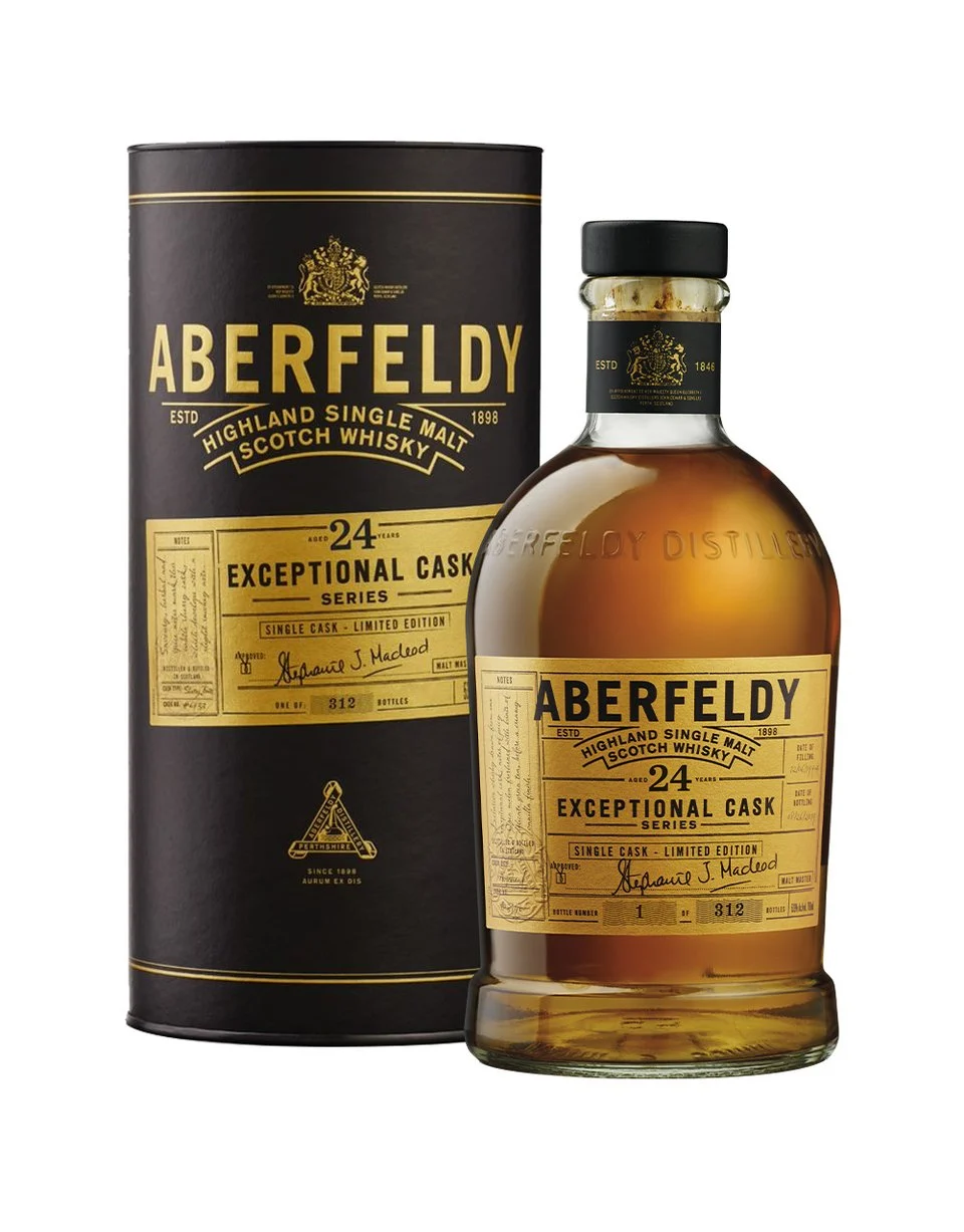 Aberfeldy 24 Year Old Exceptional Cask Series Highland Single Malt Scotch Whisky - Whiskey
