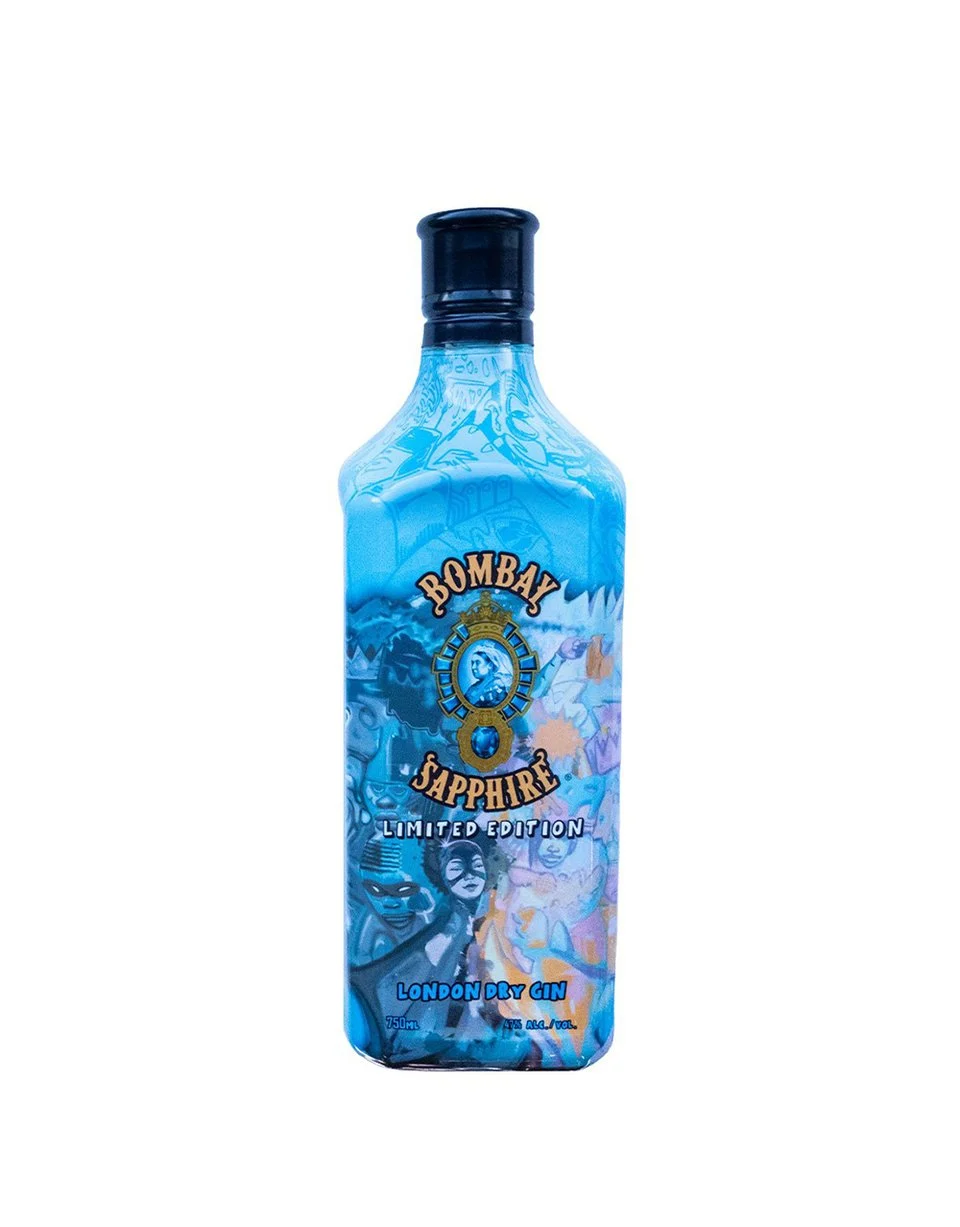Bombay Sapphire Hebru Brantley Botella de edición limitada London Dry Gin - Ginebra