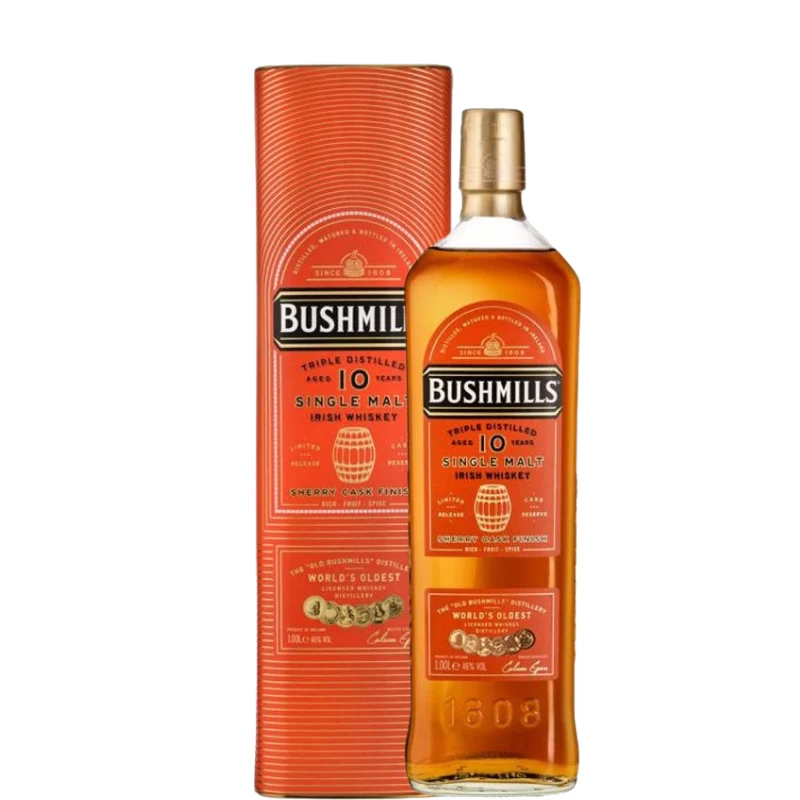 BUSHMILLS 10 Años Sherry Cask 1L. - Bushmills Distillery