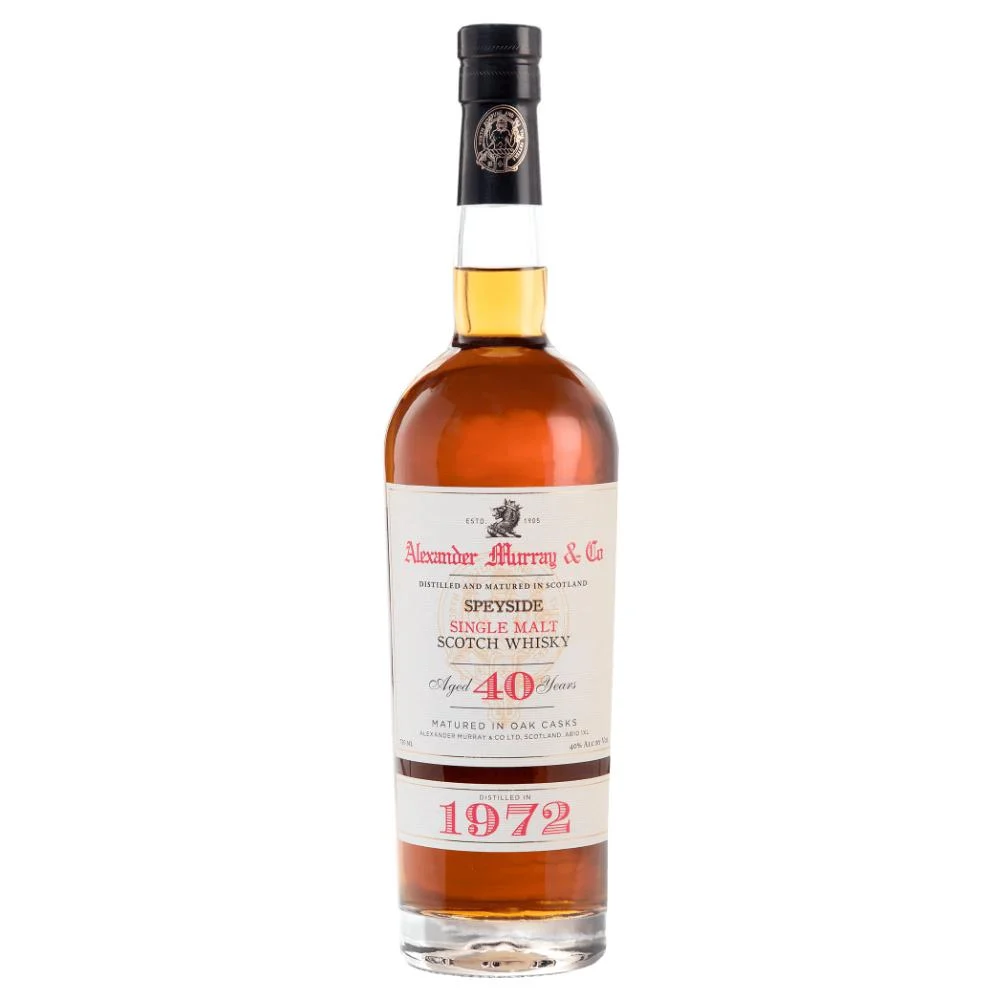 Alexander Murray 1972 Speyside 40 Year Old Single Malt Scotch Whisky - Whiskey