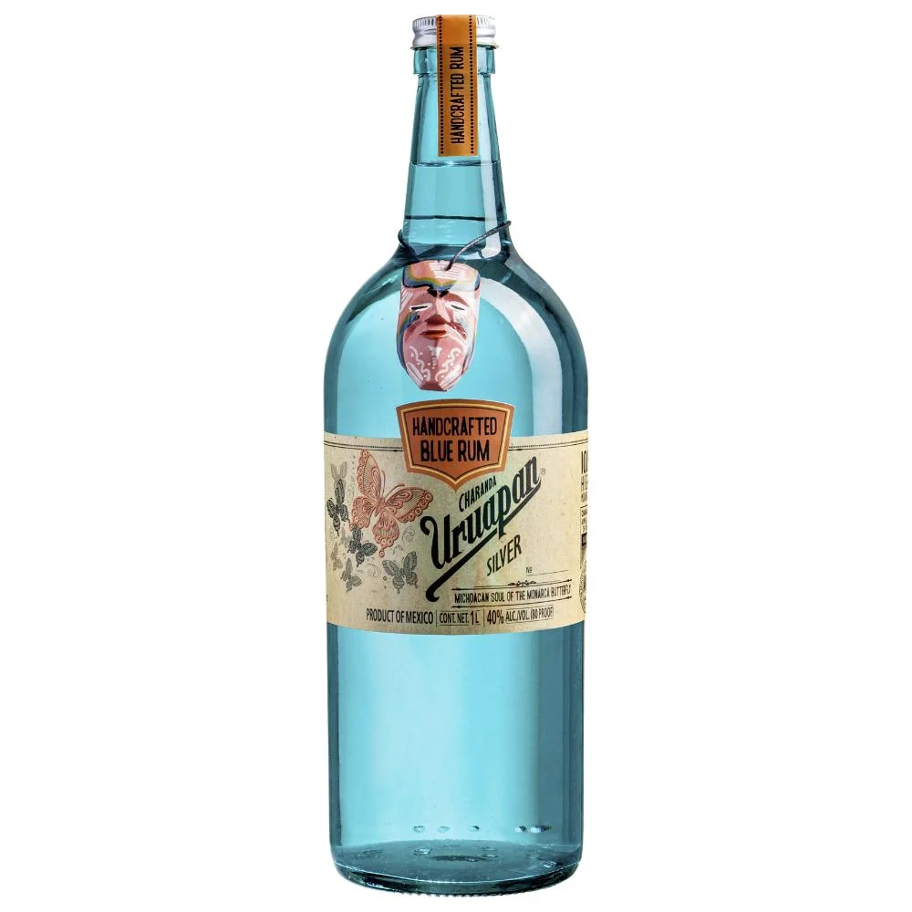 Charanda Uruapan Azul Handcrafted Blue Rum |1L