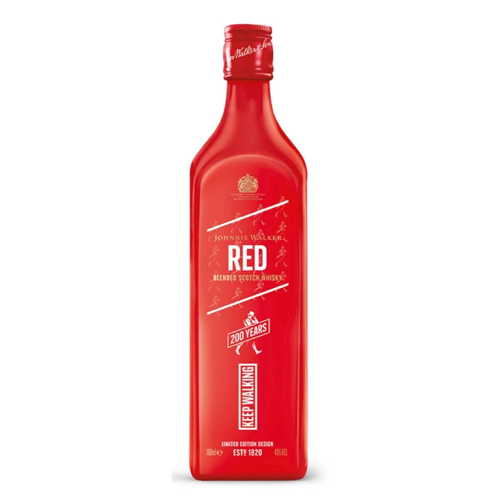 Whisky escocés mezclado edición 200 aniversario de Johnnie Walker Red Label - Whiskey