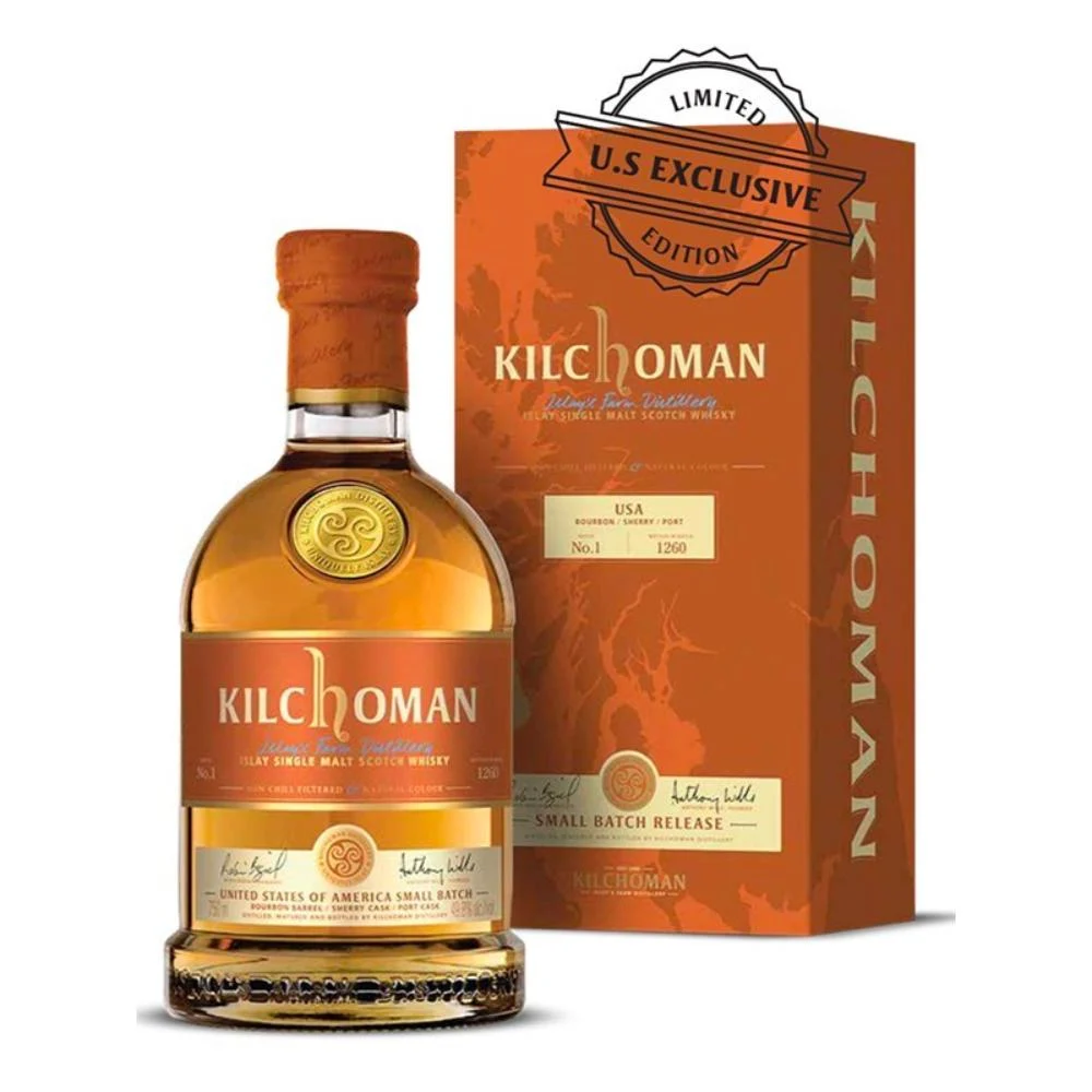 Whisky escocés de malta única de lanzamiento Kilchoman Small Batch No.2 - Whiskey