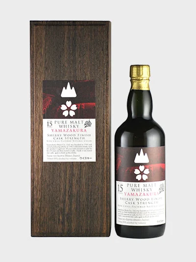 Yamazakura 15 Year Old Sherry Wood Finish Cask Strength Whisky - Whiskey