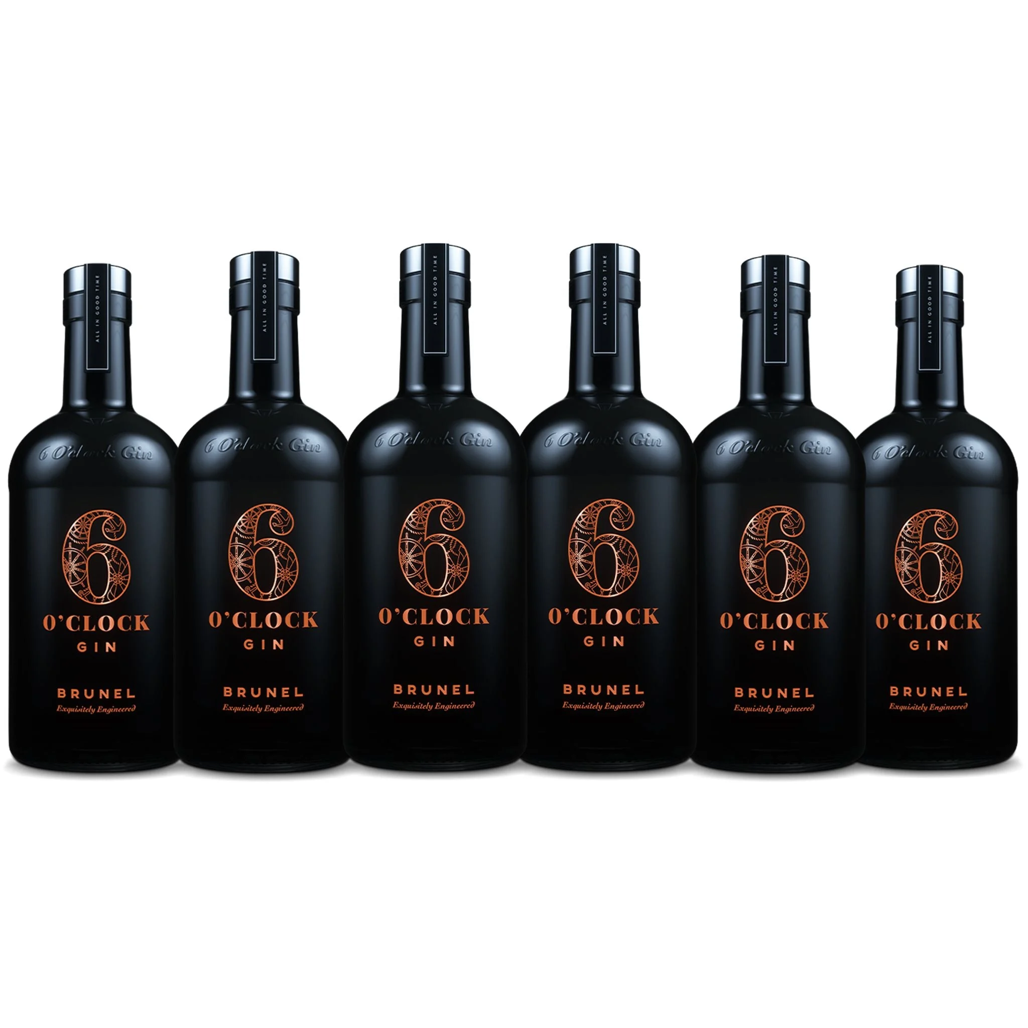 6 O'Clock Brunel Edition Gin (6) Bottle Bundle