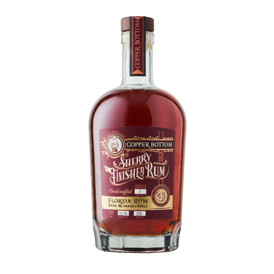 Copper Bottom Sherry Finished Rum