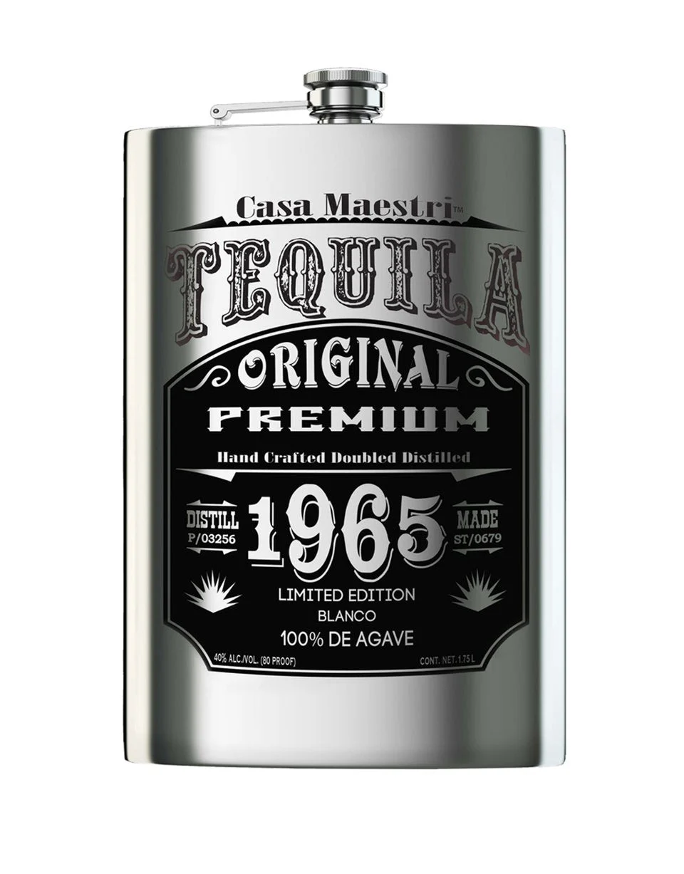 Casa Maestri Flask Edition Blanco Tequila | 1.75L