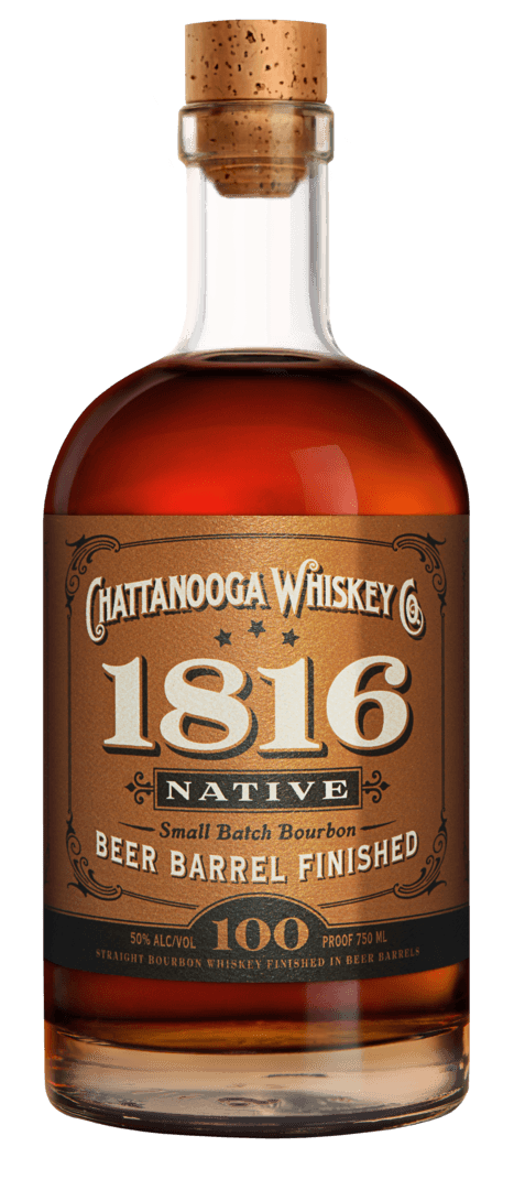 Chattanooga Whiskey 1816 Native Beer Barrel Finished Small Btach Bourbon Whiskey - Whisky