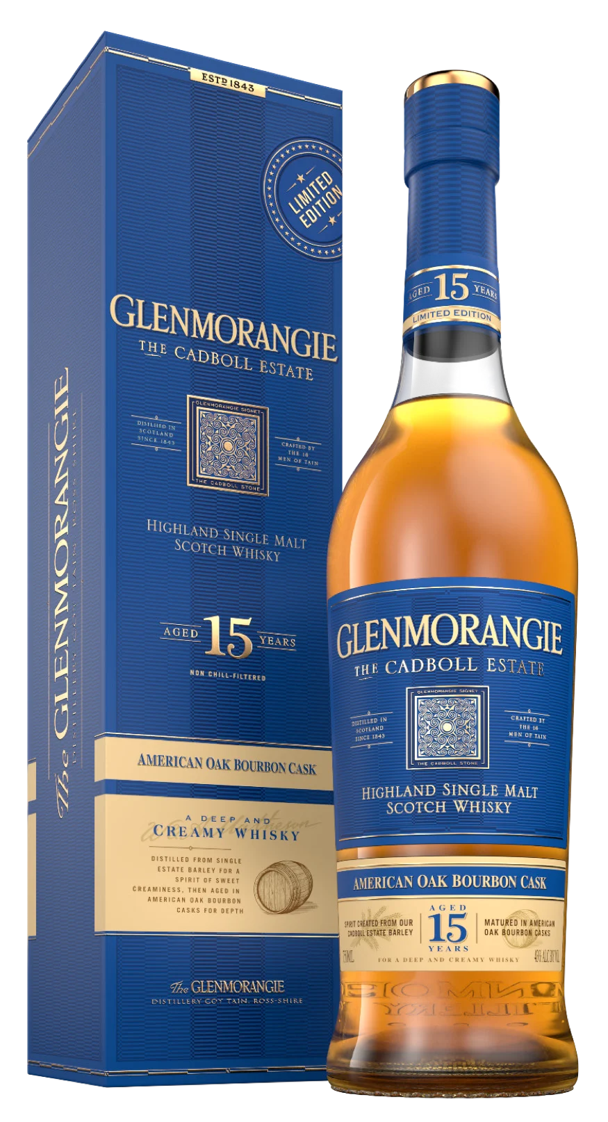 Glenmorangie The Cadboll Estate 15 Year | US Exclusive | Limited Edition - Whiskey