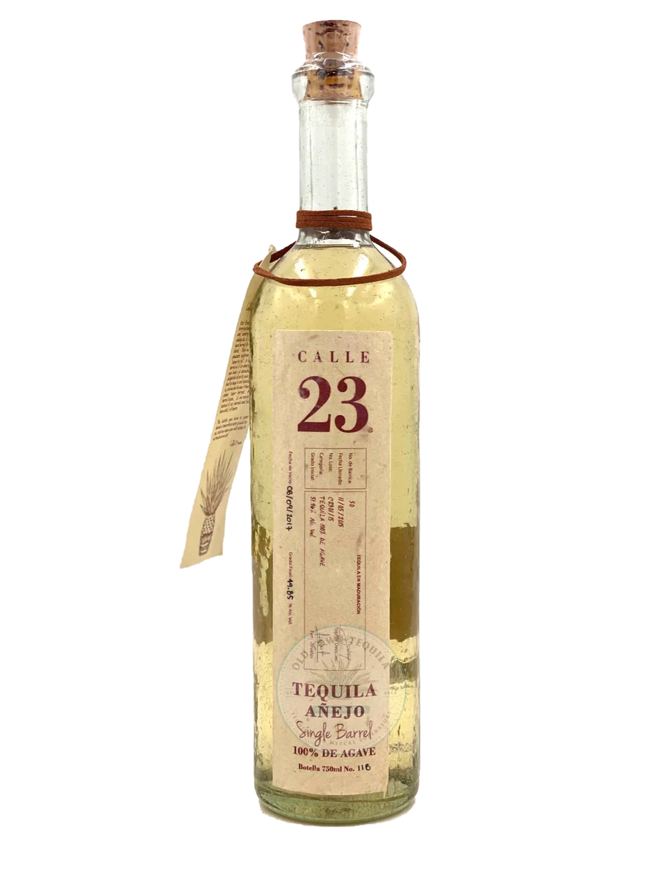 Calle 23 Single Barrel Cask 99.7 Proof Anejo Tequila