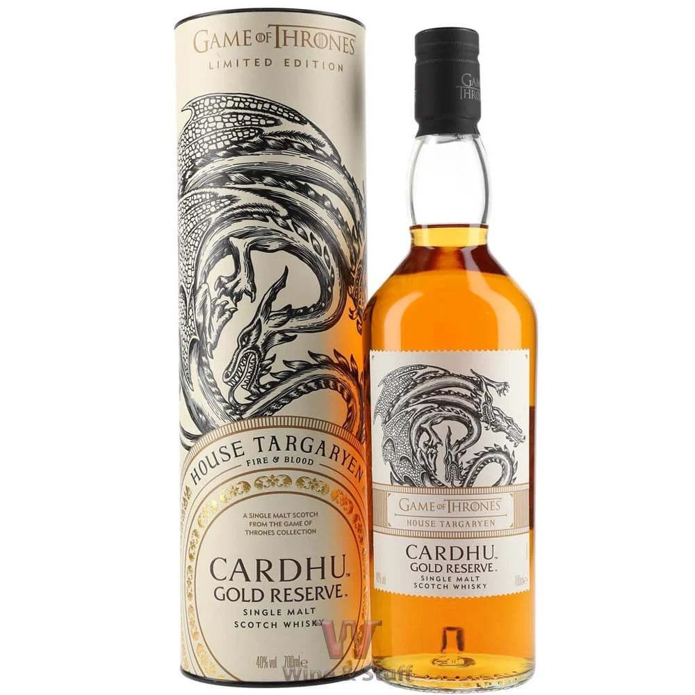 Cardhu Gold Reserve House Targaryen Game of Thrones - Wine & Stuff