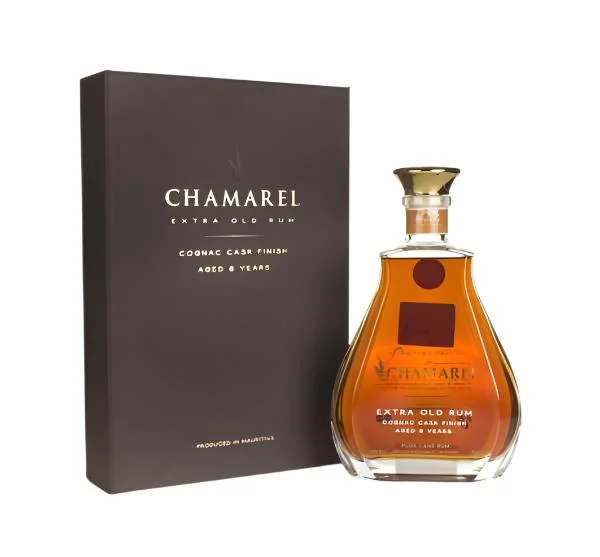 Chamarel Ron con acabado en barrica de coñac de 8 años | 700ML