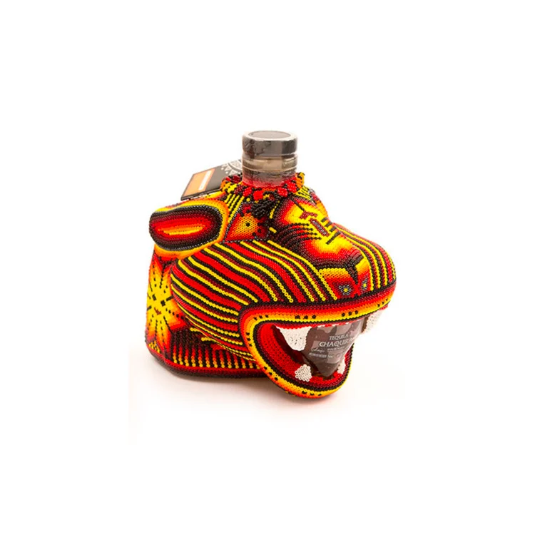 Chaquira Beaded Jaguar Anejo Tequila