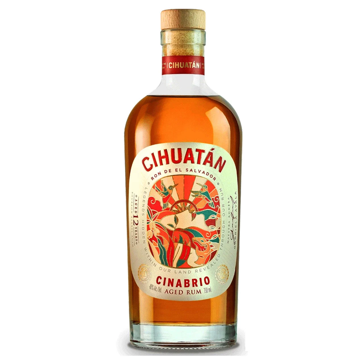 Cihuatán Cinabrio 12 Year Old Rum | 700ML