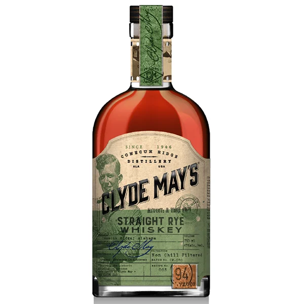 Clyde May's 94 Proof Straight Rye Whiskey