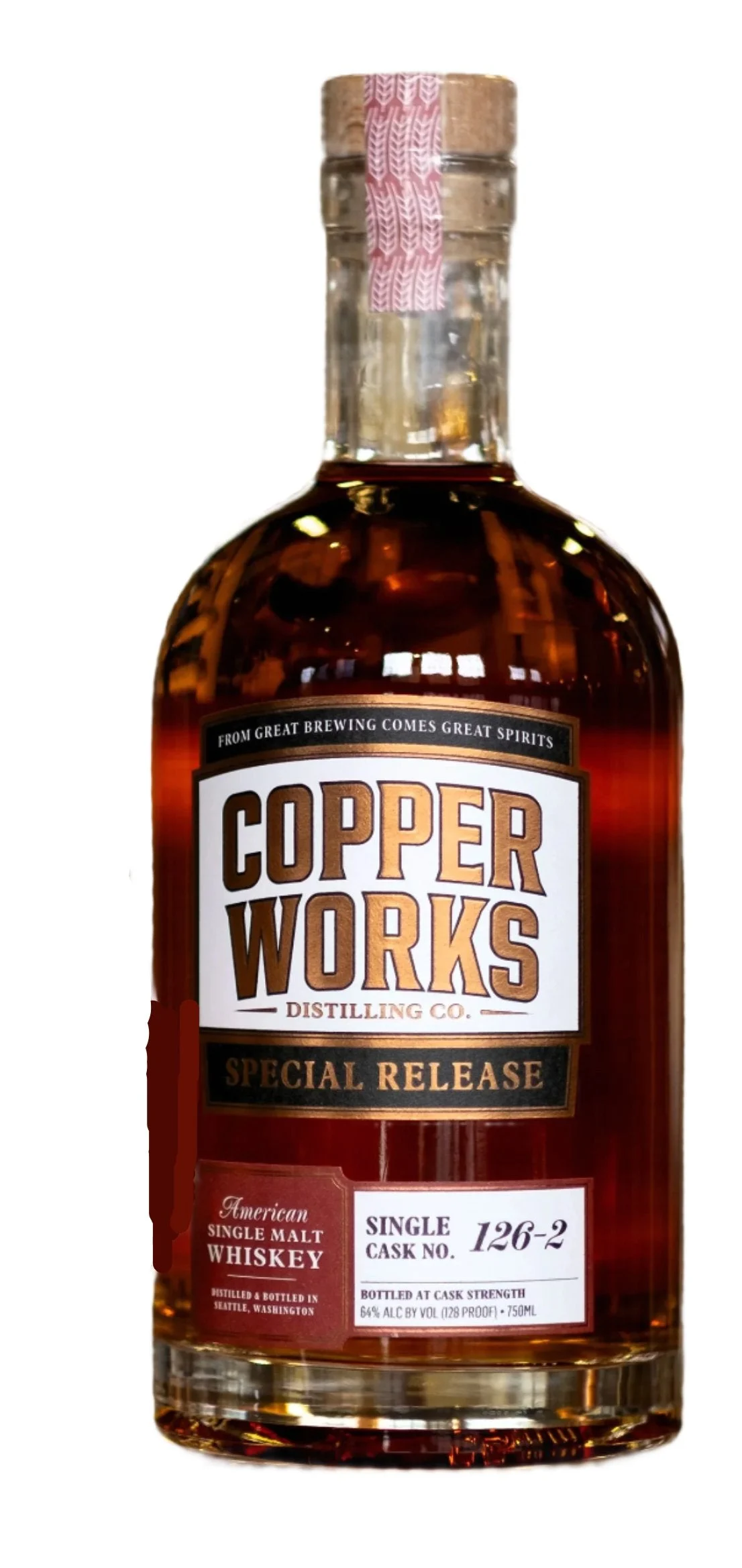 Copperworks Release 126-2 American Single Malt Whiskey