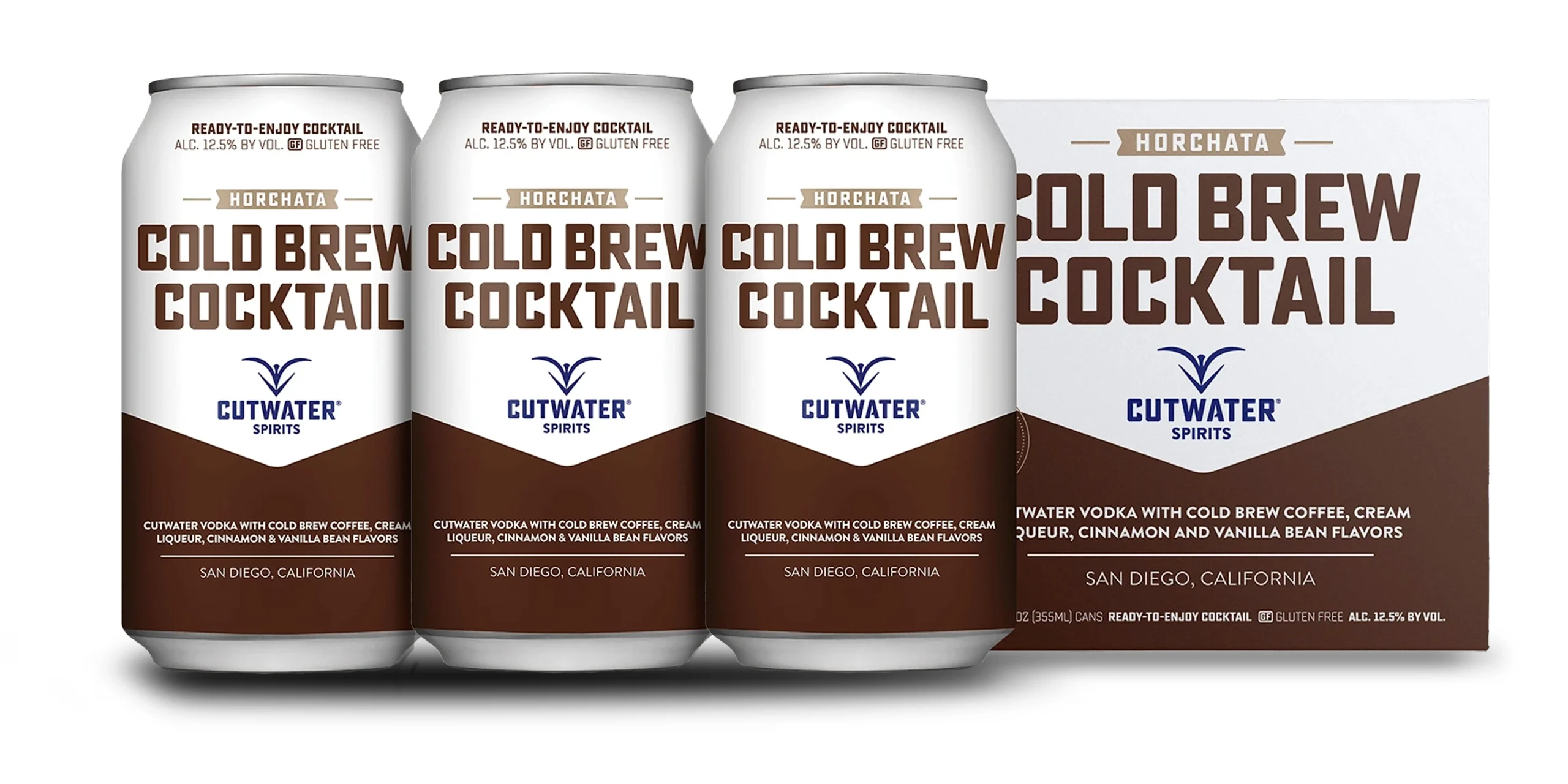 Cutwater | Fugu Horchata Cold Brew Cocktail (4) Pack Cans - Ready To Drink