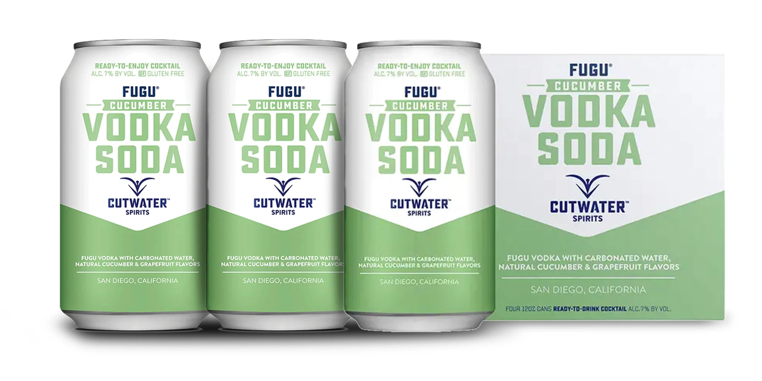 Cutwater | Fugu Cucumber Vodka Soda (4) Pack Cans - Ready To Drink