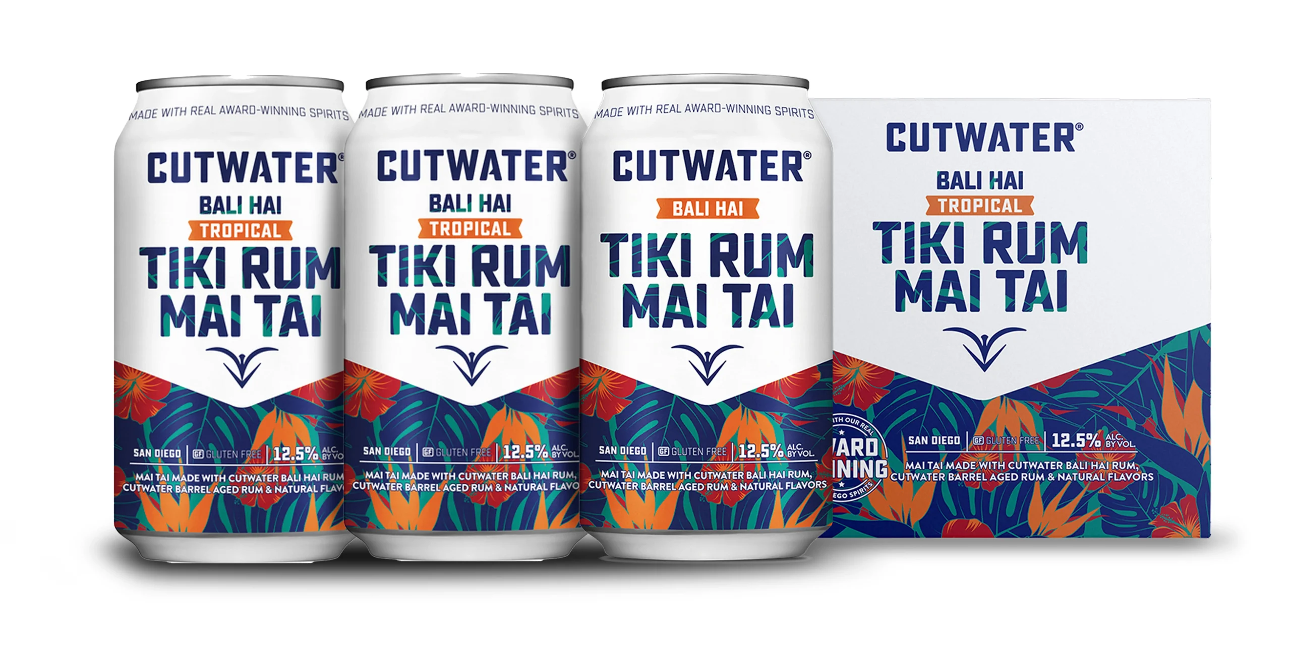 Cutwater | Bali Hai Tiki Rum Mai Tai (4) Pack Cans - Ready To Drink