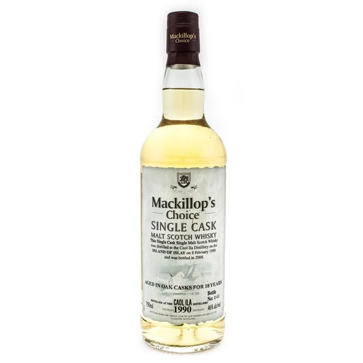 Coal Ila 1990 Mackillop's Choice Single Cask 18 Year Old Malt Scotch Whisky - Whiskey