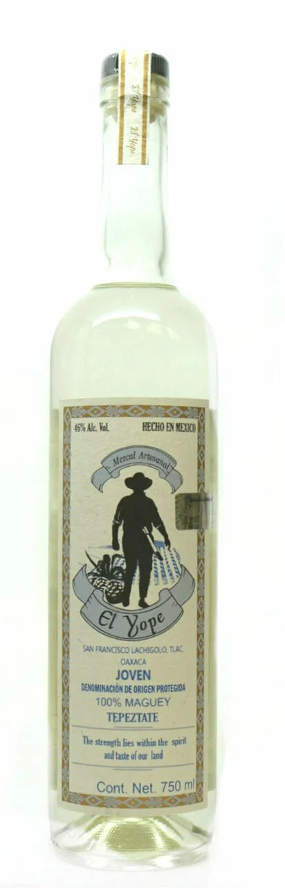 El Yope Joven Tepeztate Mezcal
