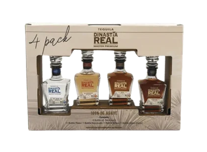 Dinastia Real 4x 50ml Full Expression Gift Set - Tequila