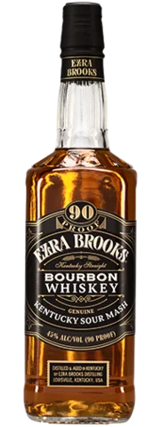 Ezra Brooks 90 Proof Kentucky Sour Mash Bourbon Whiskey | 1L