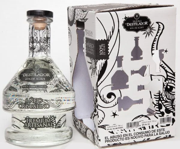 El Destilador Cristalino Añejo Tequila