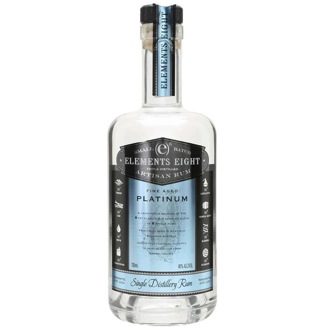 Elements 8 Platinum St Lucian Rum | 700ML