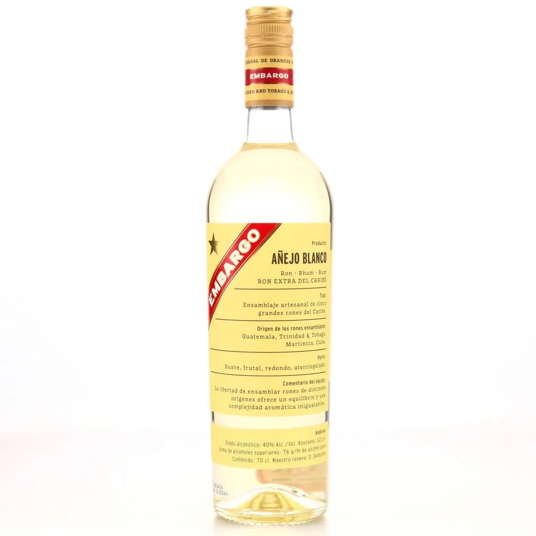 Embargo Añejo Blanco | 700ML - Rum