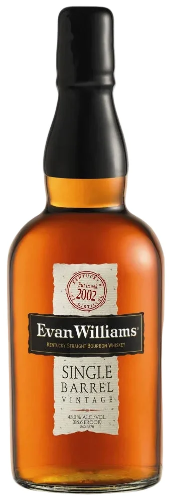 Evan Williams Single Barrel Vintage 2002 Straight Bourbon Whiskey