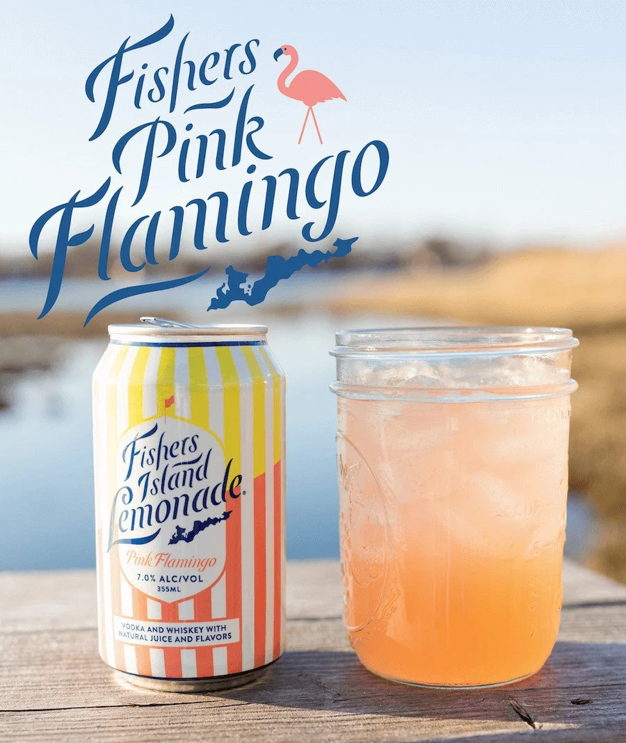 Fishers Island Pink Flamingo (4) Paquete de latas - Listo para beber