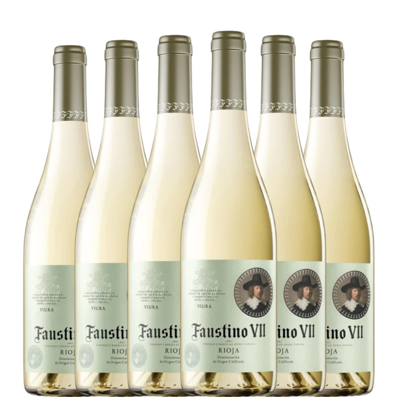 FAUSTINO VII Blanco Semidulce x6 botellas - Bodegas Faustino