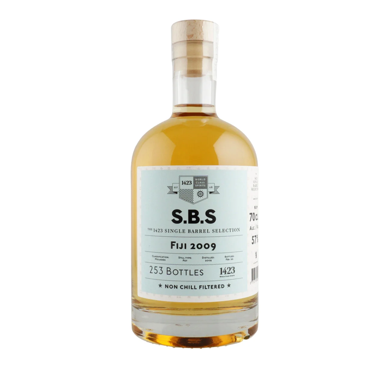 Fiji 2009 - 1423 Single Barrel Selection Danish Rum | 700ML