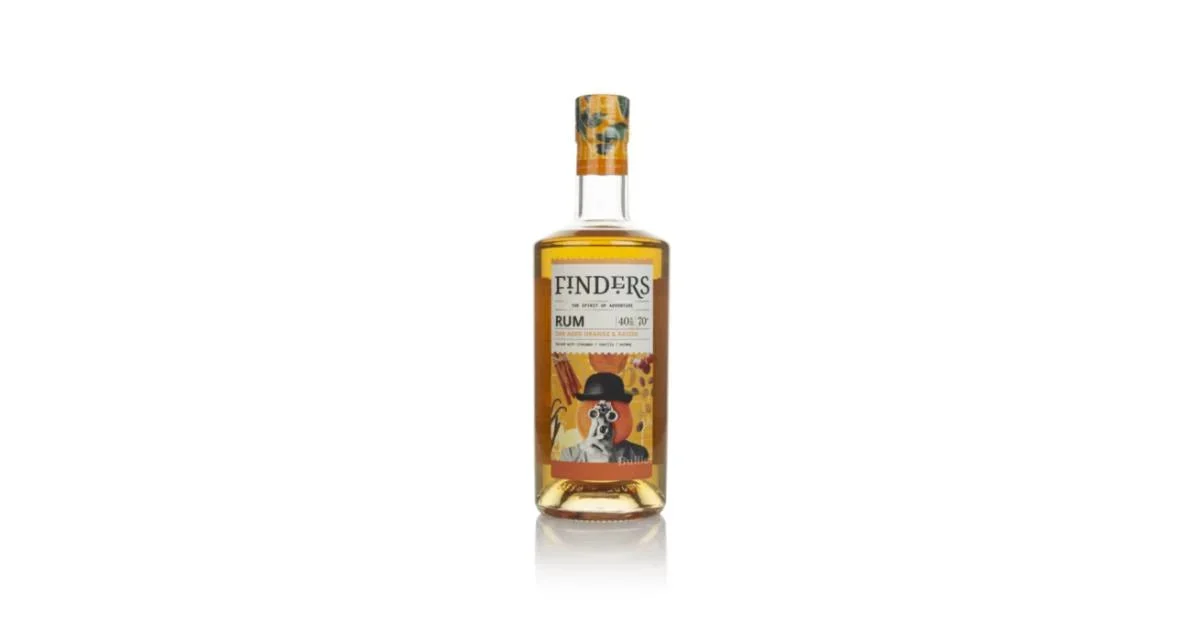 Finders Ron inglés añejo con naranja y pasas especiado | 700ML