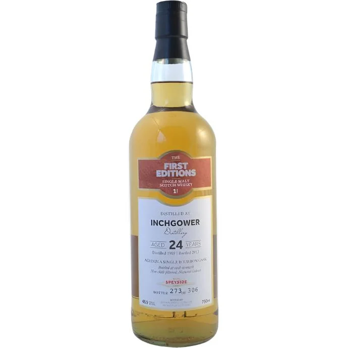 First Editions Inchgower 24 year Old 1989 Scotch Whisky - Whiskey