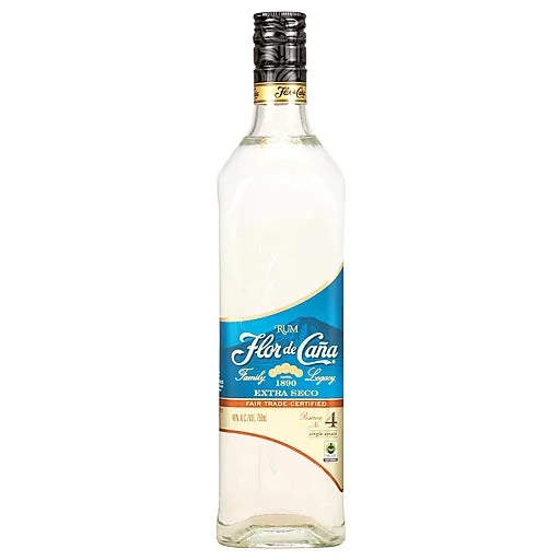 Flor de Caña 4 Year Old Extra Seco Rum | 700ML