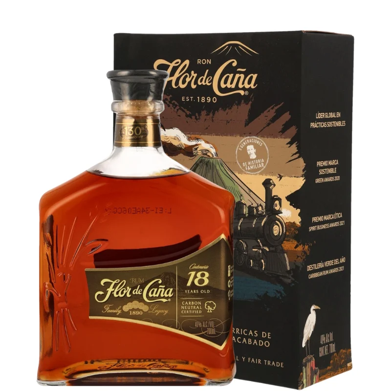 FLOR DE CAÑA 18 Años 1L. - Flor de Caña