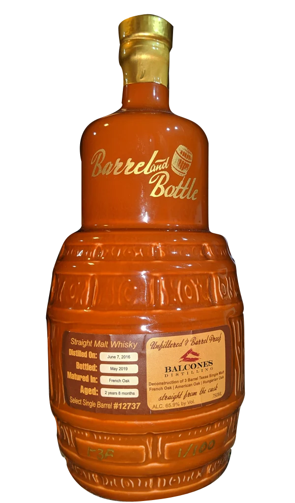 Balcones Select Single Barrel ROBLE FRANCÉS de Barrel and Bottle - Whisky