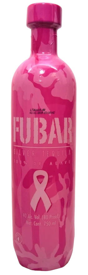 Fubar Silver Pink Bottle Tequila